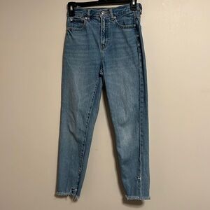 American Eagle Raw Hem Mom Jean 00